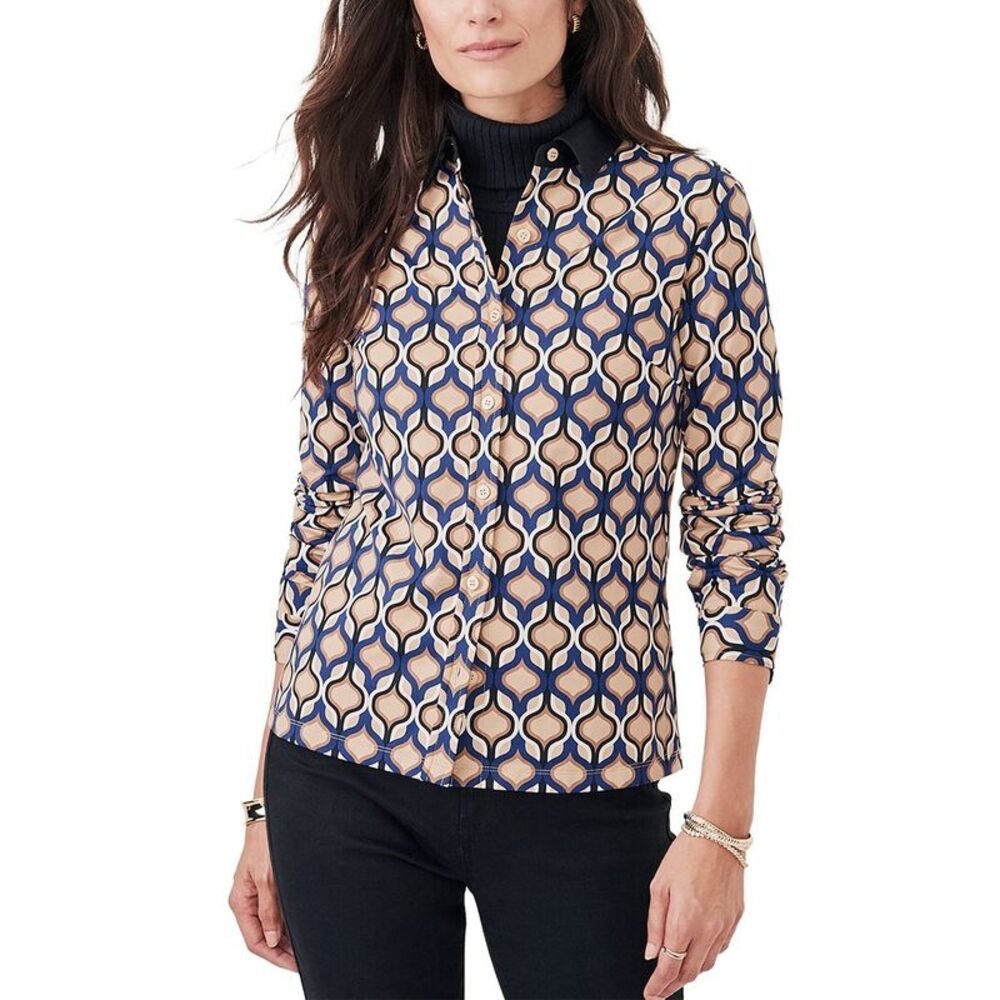 J.Mclaughlin Womens Betty Top, Brown